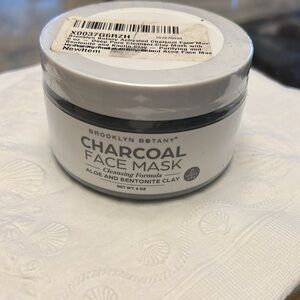 Brooklyn Botany Charcoal Face Mask 6 Ounce - Deep Pore Cleansing Clay Mask
